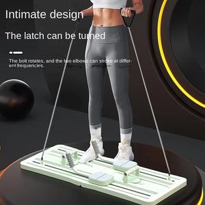 Pink Foldable Multi-Functional Abdominal Trainer | Home Workout Fitness Board
