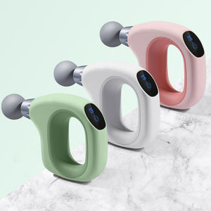 Mini Fascia Gun | Pink | 12-Speed Muscle Massager | Quiet & Portable | ABS+TRP Material