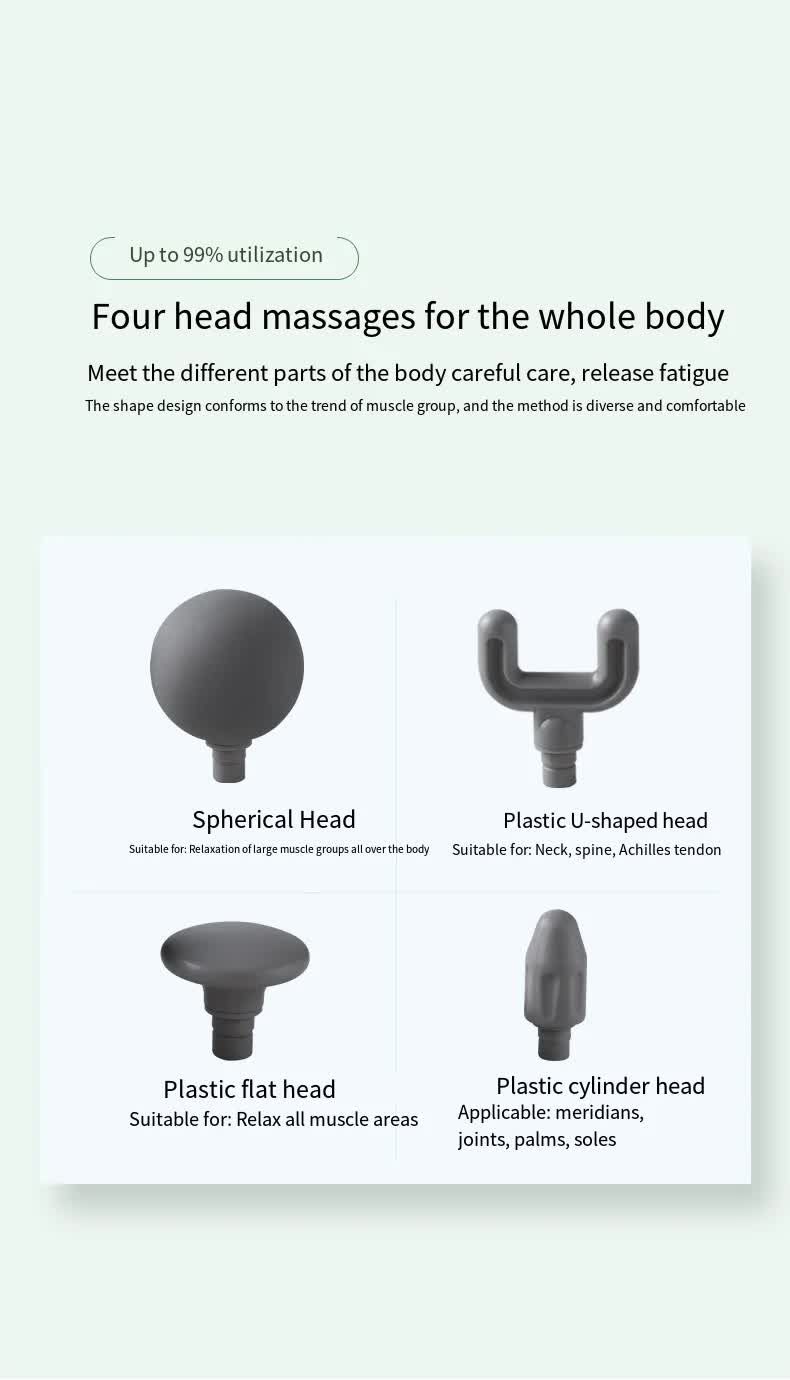 Mini Fascia Gun | Pink | 12-Speed Muscle Massager | Quiet & Portable | ABS+TRP Material