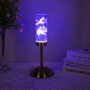 Daisy Eternal Flower Acrylic Table Lamp | Color-Changing LED | USB Rechargeable | Touch Control
