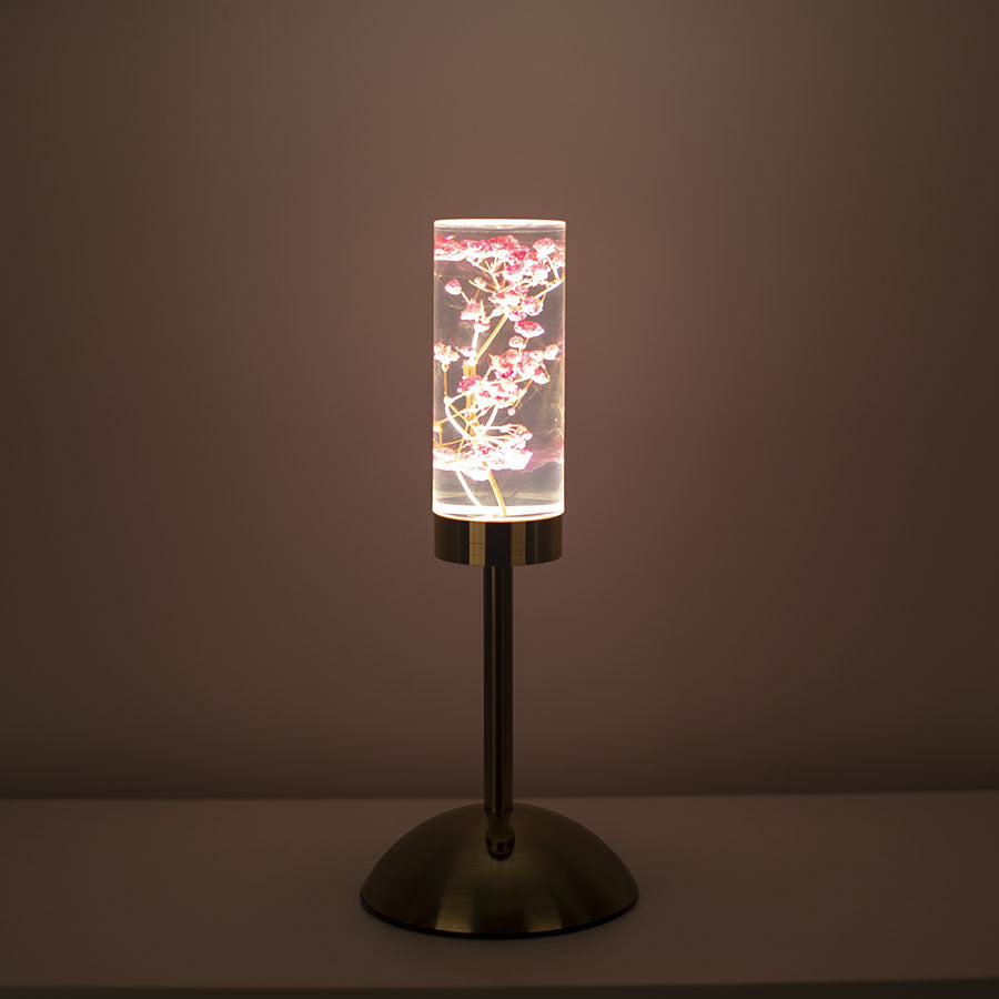 Gypsophila Paniculata Eternal Flower Acrylic Table Lamp | Color-Changing LED | USB Rechargeable | Touch Control