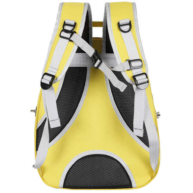 Grey PVC Pet Carrier Backpack | Stylish Transparent Design | Large Capacity | Multi-Use for Birds & Cats | Includes Wooden Stick