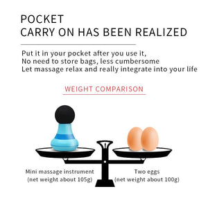 2 Pcs Pink Mini Massage Gun | 6-Speed Muscle Relaxer | USB Rechargeable | Portable Fascia Massager for Home Use