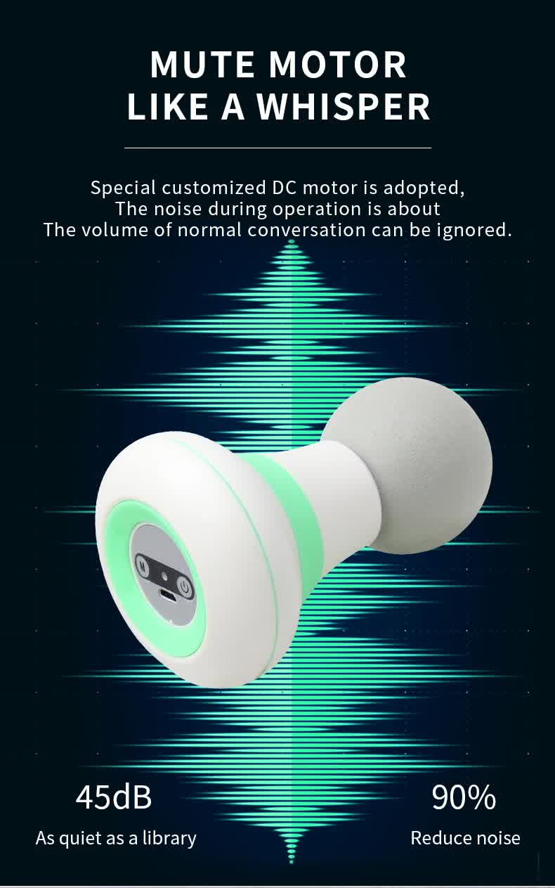 2 Pcs Pink Mini Massage Gun | 6-Speed Muscle Relaxer | USB Rechargeable | Portable Fascia Massager for Home Use