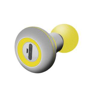 2 Pcs Yellow Mini Massage Gun | 6-Speed Muscle Relaxer | USB Rechargeable | Portable Fascia Massager for Home Use