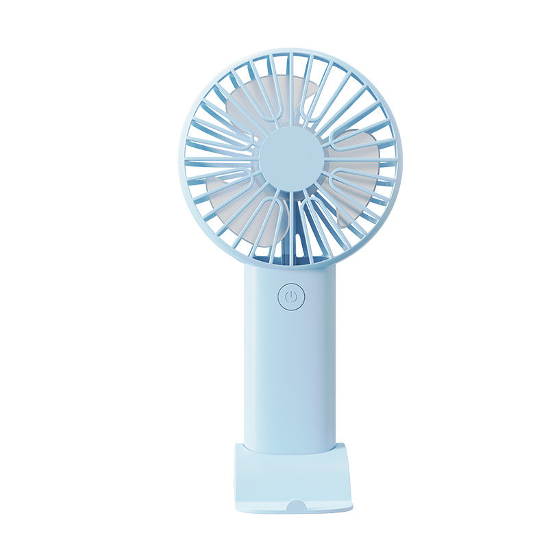 2 PCS Blue Portable USB Fan | 3 Speed Settings | Office, Desk & Travel