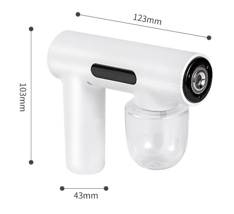 Portable Electric Humidifier Spray Gun | Blue Light Sanitizer | 50ml