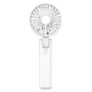 Dual-Blade Portable Neck Fan | Rechargeable USB Fan | Carabiner