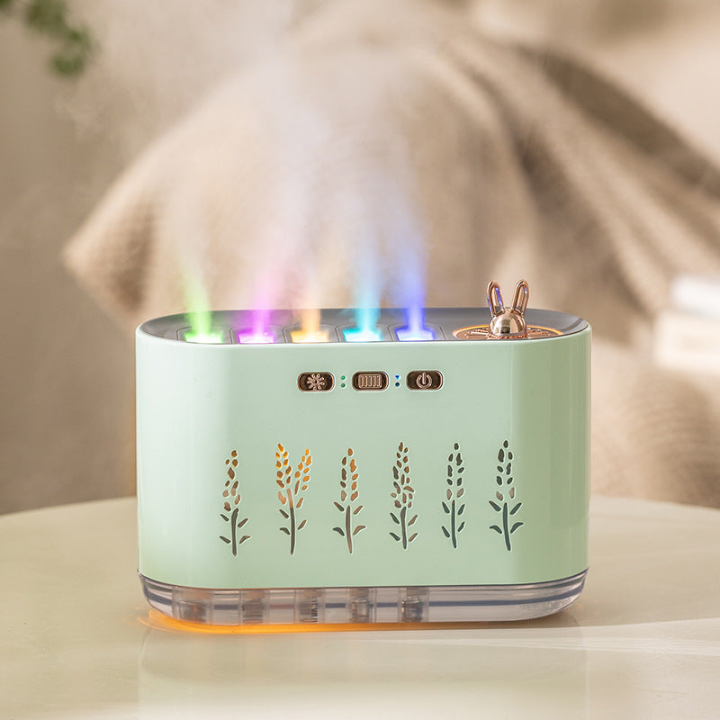 Green Dynamic Color Changing Humidifier | Sound Control & Auto Shut-off