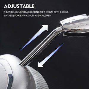 Silver Comfortable Bluetooth Over-Ear Headphones | Soft Earmuffs | Foldable Design | Stereo Sound