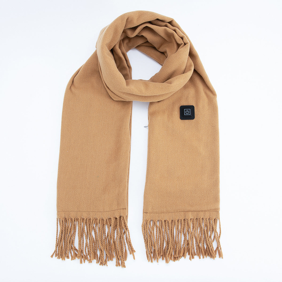 Camel Heated Scarf | Electric Warming Scarf | Winter Outdoor Essential (Without Power Bank)