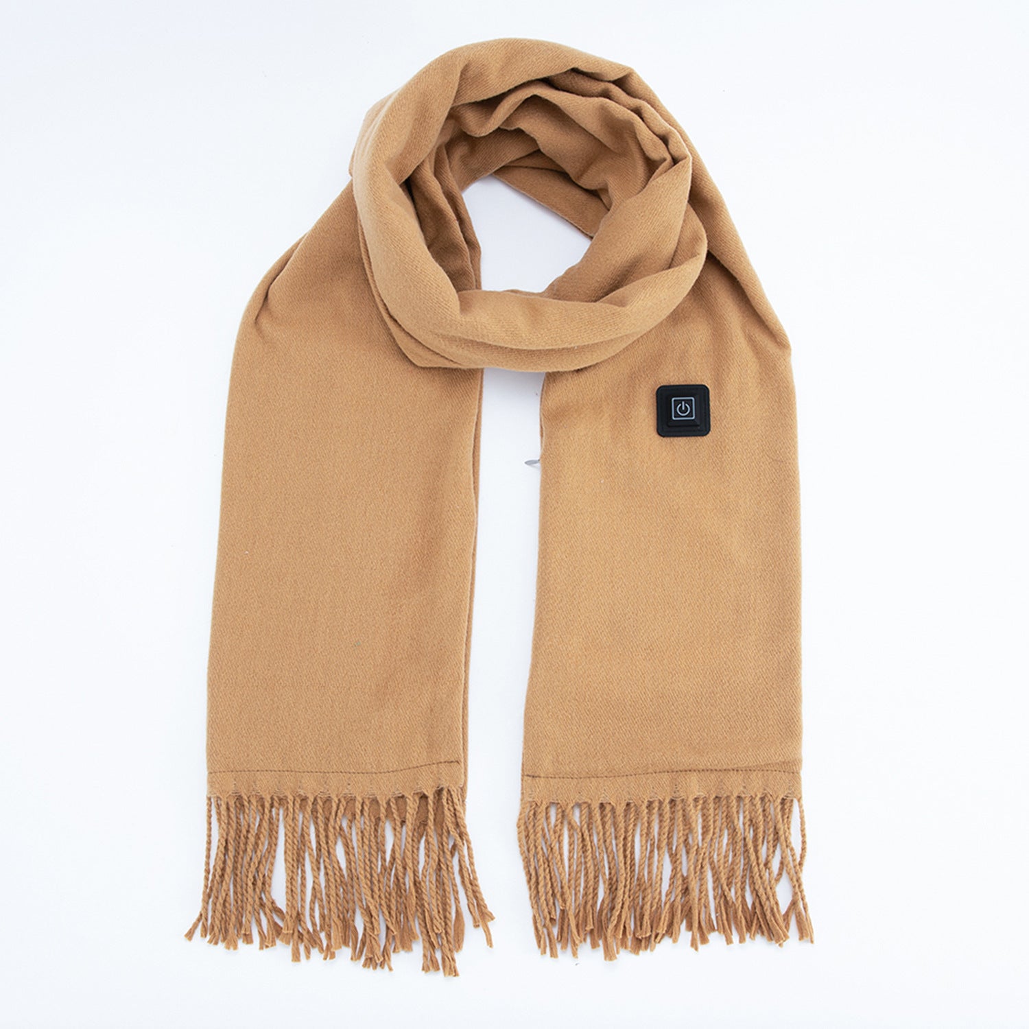 Camel Heated Scarf | Electric Warming Scarf | Winter Outdoor Essential (Without Power Bank)