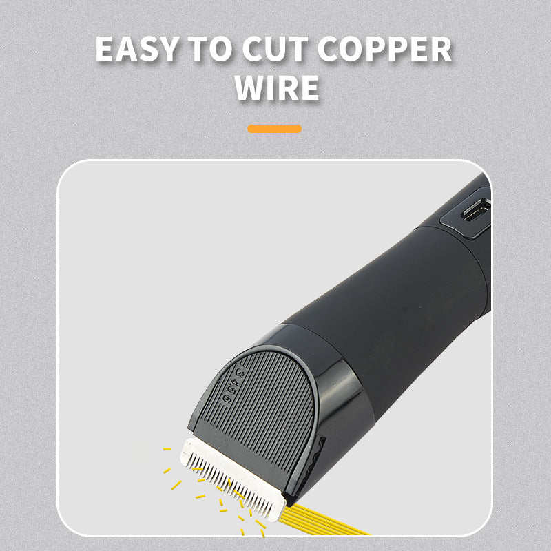 Black Electric Shaver for Women | Painless Hair Remover with USB Charging