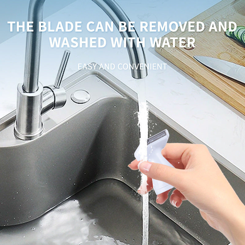 White 5-in-1 Electric Shaver for Women | Versatile Hair Remover for Face & Body