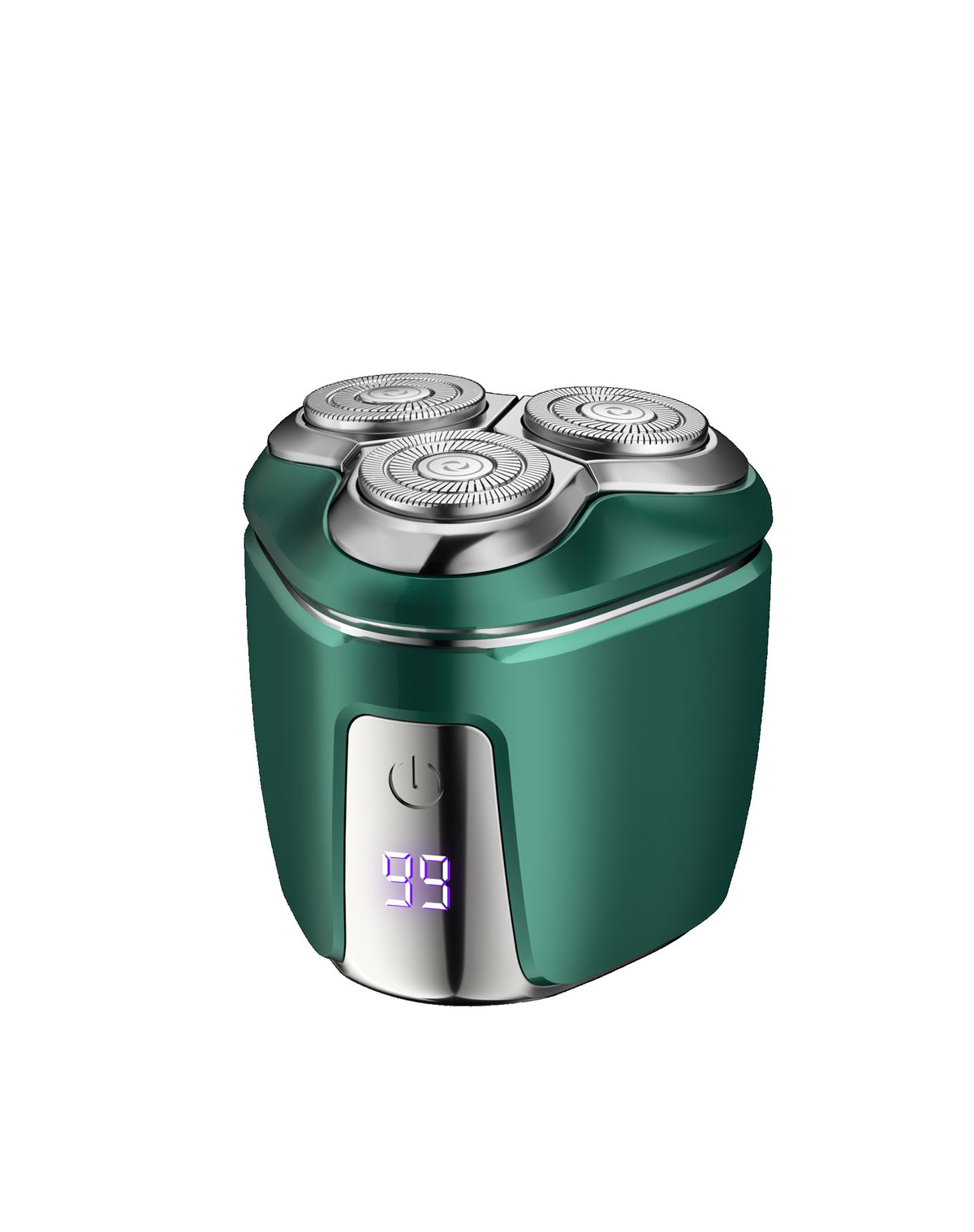 Green Mini Electric Shaver for Men | Portable & Rechargeable Razor for Travel