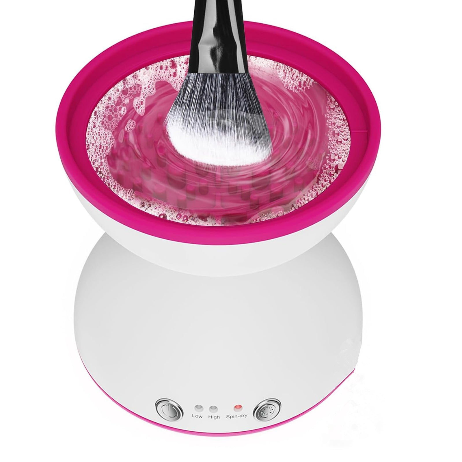 White Electric Makeup Brush Cleaner | Fast & Deep Cleaning | USB Powered