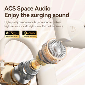 Black Open Ear Bluetooth 5.3 Headphones | Non-In-Ear | Ear Hook | Wireless | Sports