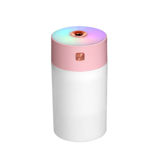 USB Air Humidifier | 300ml | Pink | Quiet Mini Humidifier for Office or Car