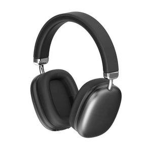 Black Wireless Bluetooth Headphones | Over-Ear | Deep Bass | Foldable | Long Battery Life