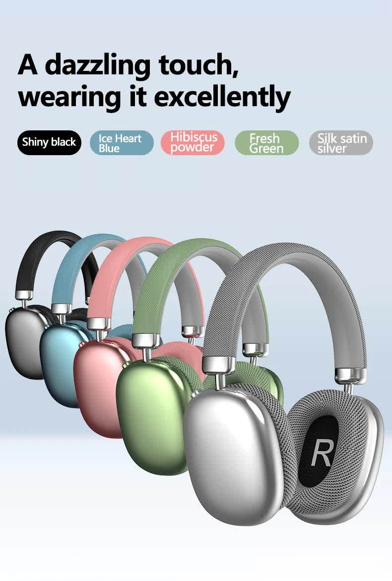 Black Comfortable Over-Ear Headphones | Hi-Fi Sound | Long Battery | Swivel Control