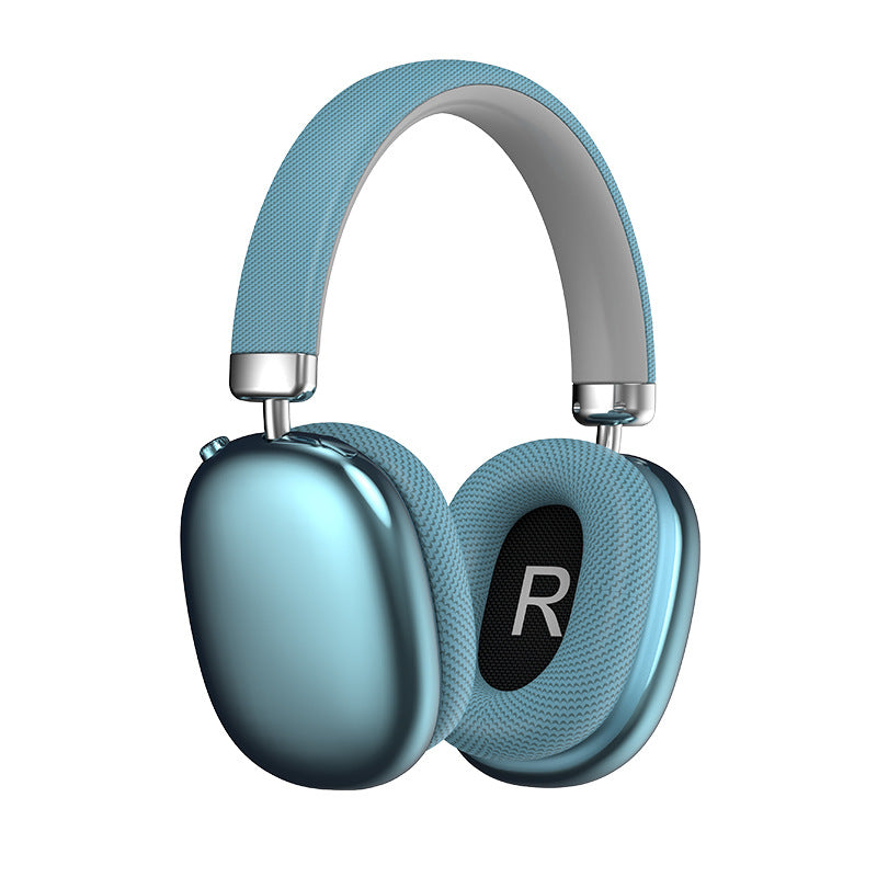 Blue Comfortable Over-Ear Headphones | Hi-Fi Sound | Long Battery | Swivel Control