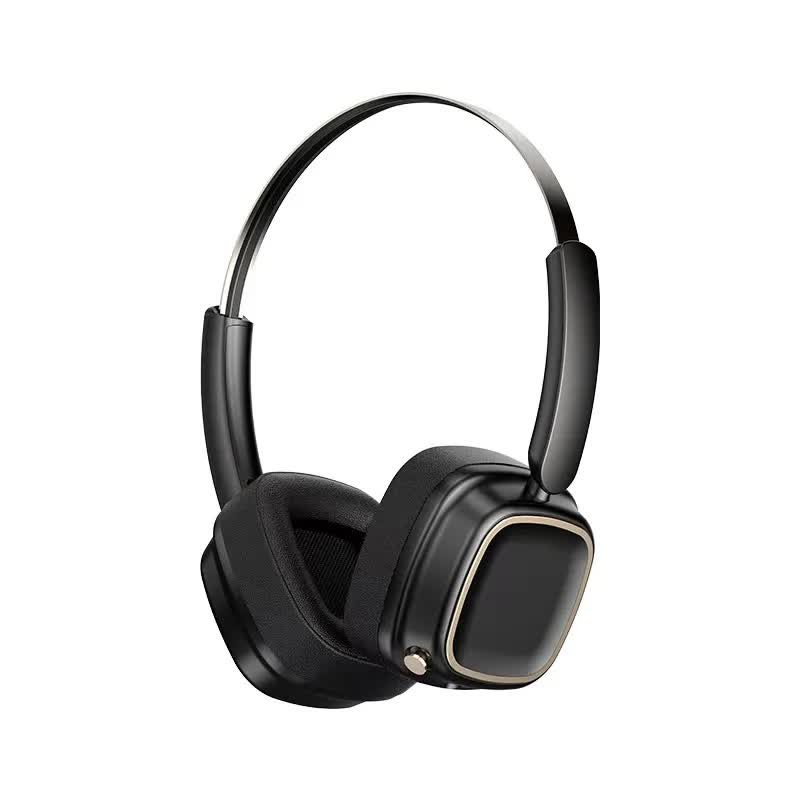 Black Compact Retro Headphones | Wireless Bluetooth | Deep Bass | Immersive Sound