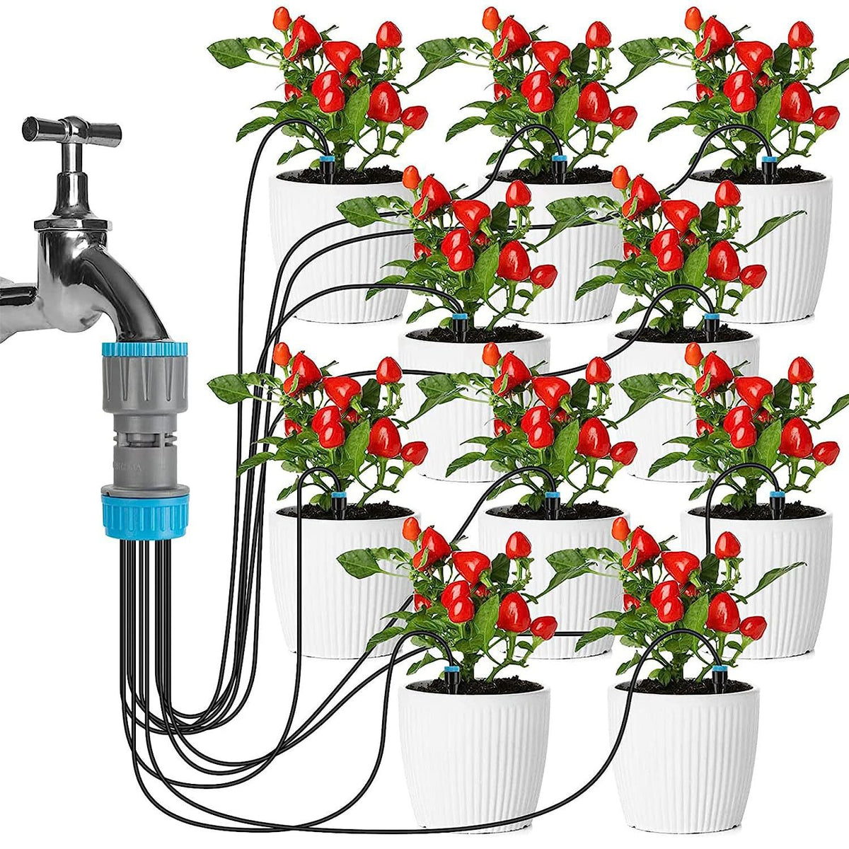 Slow Drip Watering Kit 10-Piece 2PC | 160cm Tube Length | Potted Plants & Succulents Irrigation