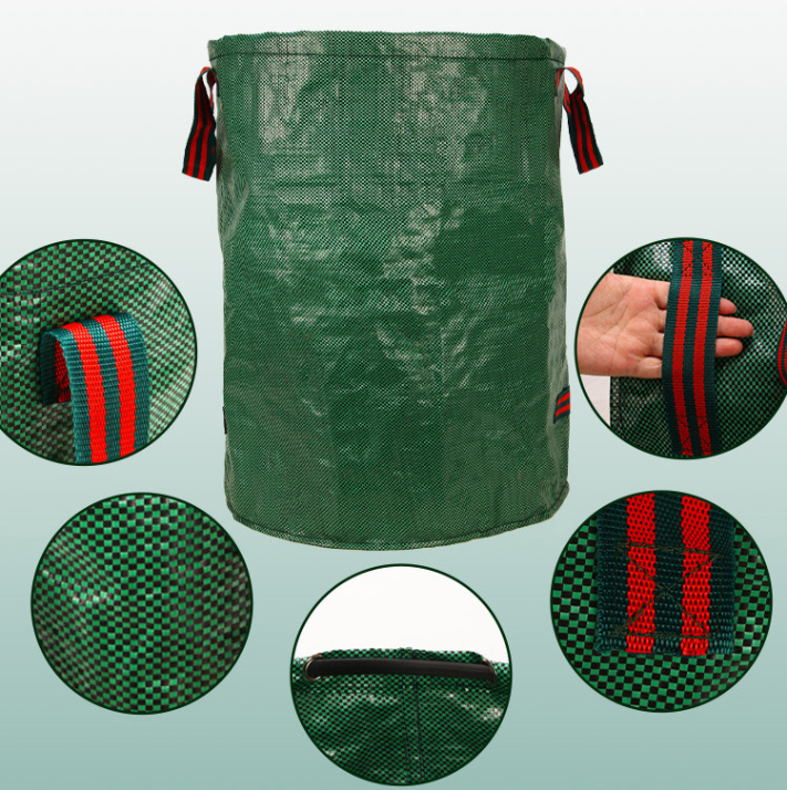 Garden Waste Bags | 500L | Set of 2 | Collapsible & Heavy Duty | 80x100cm
