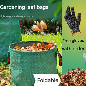 Garden Waste Bags | 500L | Set of 2 | Collapsible & Heavy Duty | 80x100cm