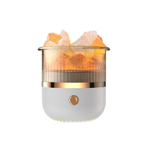 Crystal Humidifier | White | With LED Light | Aromatherapy Diffuser for Relaxation