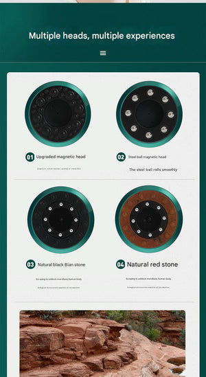 Electric Cupping & Gua Sha Massager | Green | 6-Level | LED Display | Magnetic Therapy | Rechargeable