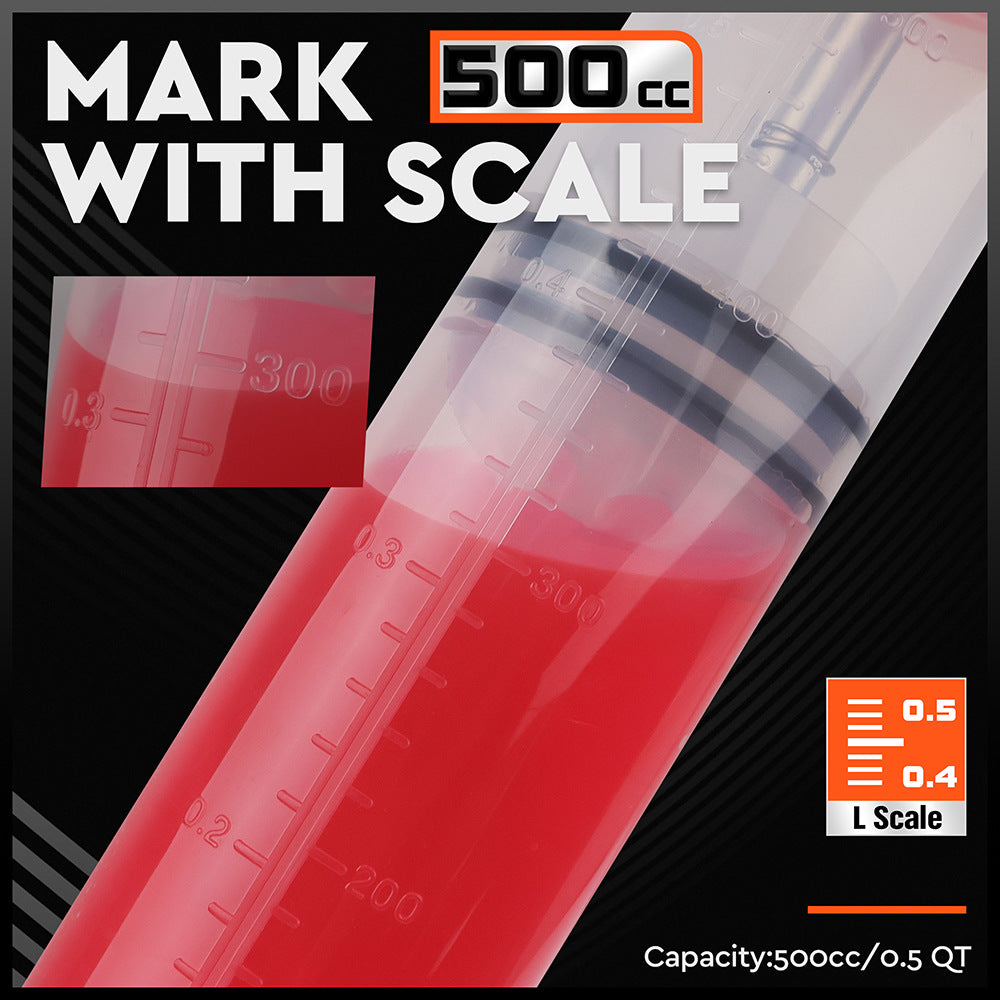 500cc Fluid Extraction & Fill Pump Syringe | Manual | Automotive & Marine Fluids