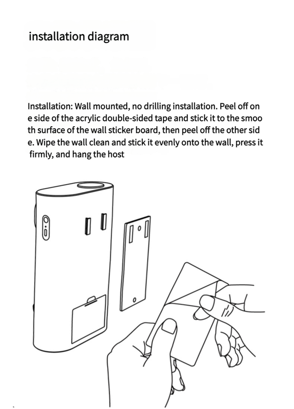 Smart Mouthwash Dispenser | Black | Wall-Mounted | 3-Level | LED Display | Magnetic Cups