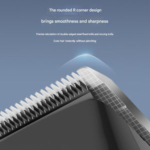 2-in-1 Hair Clipper & Trimmer Kit | Cordless | 5-Speed Tuning | LED Display | Gold