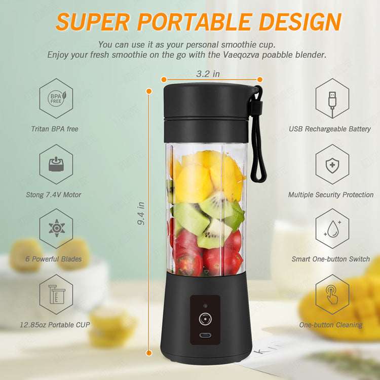 Portable Blender | USB Rechargeable | Personal Smoothie Maker | Light Purple