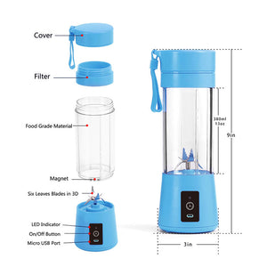 Portable Blender | USB Rechargeable | Personal Smoothie Maker | Light Purple