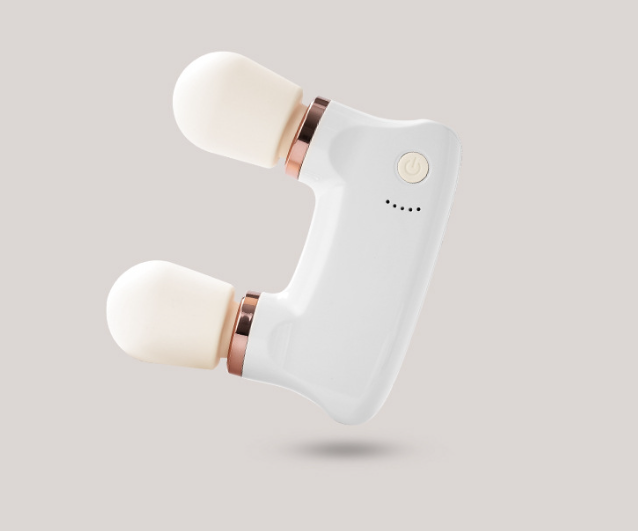 Mini Massager | White | Dual Head | 5 Modes | Quiet | USB-C Rechargeable