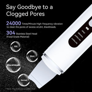 Ultrasonic Facial Spatula | Rechargeable | Deep Pore Cleanser | Exfoliator