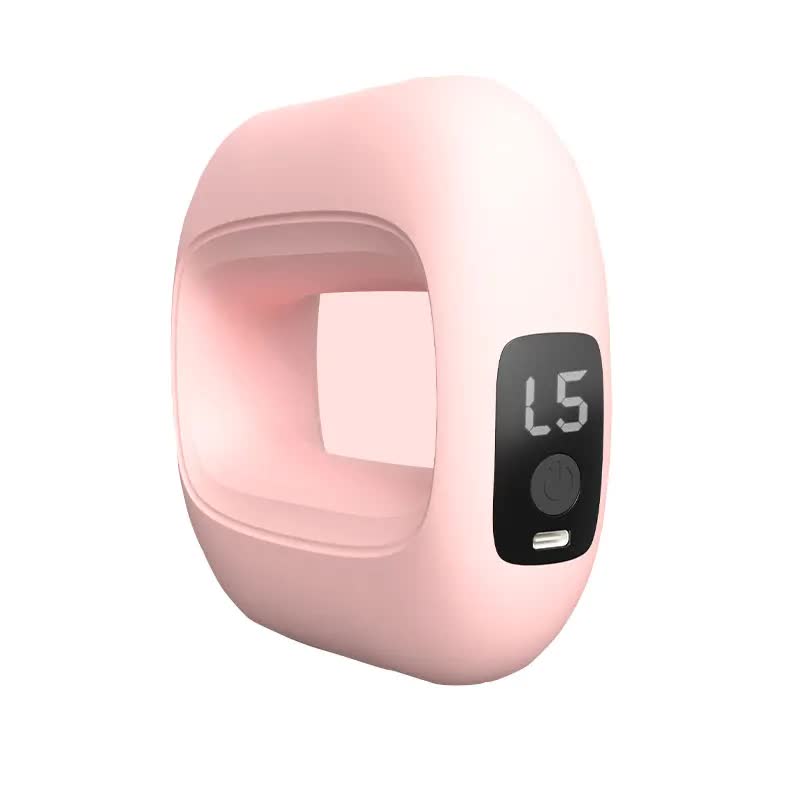 Muscle Relaxation Ring Massager | Pink | Digital Display | Electric | Portable