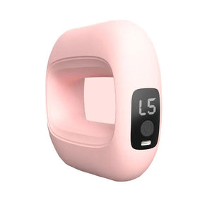 Muscle Relaxation Ring Massager | Pink | Digital Display | Electric | Portable