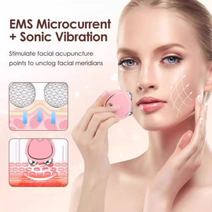 Microcurrent Face Lifting Massager | White | Sonic Vibration | V-Shape Sculpting