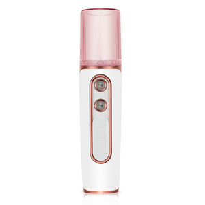 Nano Facial Mister | White | Dual Nozzle | USB Rechargeable | Hydrating Spray