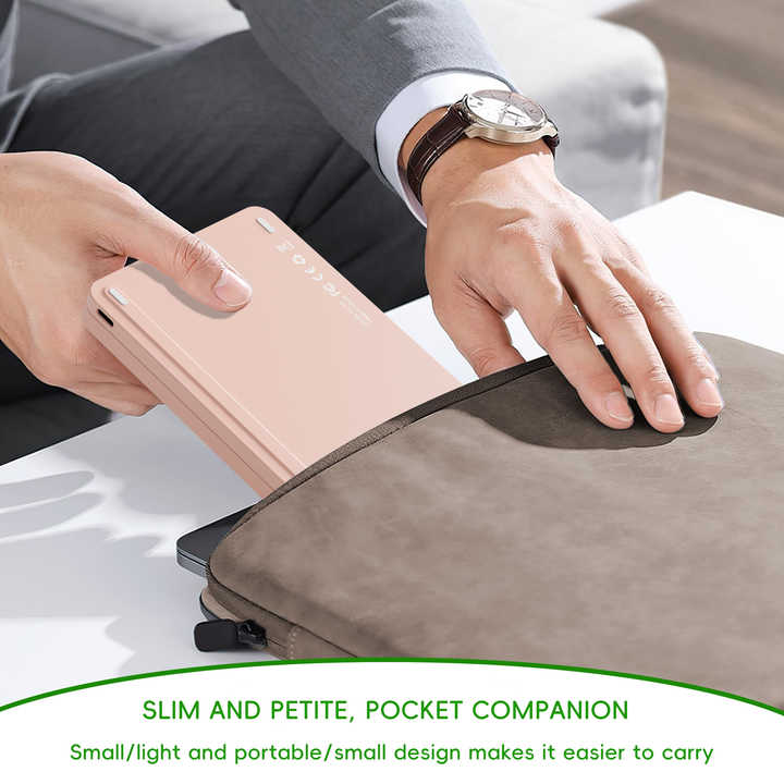 Bluetooth Keyboard | Ultra-Slim | Foldable & Portable | Rechargeable | Pink