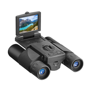 Camera Binoculars | HD Digital | 8X Zoom | LCD Screen | Starlight Night Vision | Black