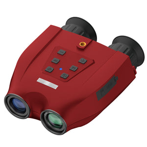 Professional Night Vision Binoculars | HD Digital | 6X Optical Zoom | 2.5K Video & 48MP Photos | Red