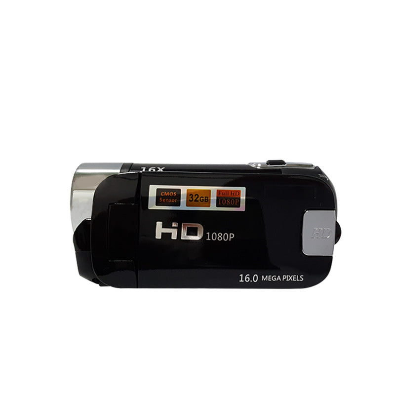 HD Digital Camcorder | 1080P | 16MP Photos | 16X Zoom | 2.7" LCD | Black