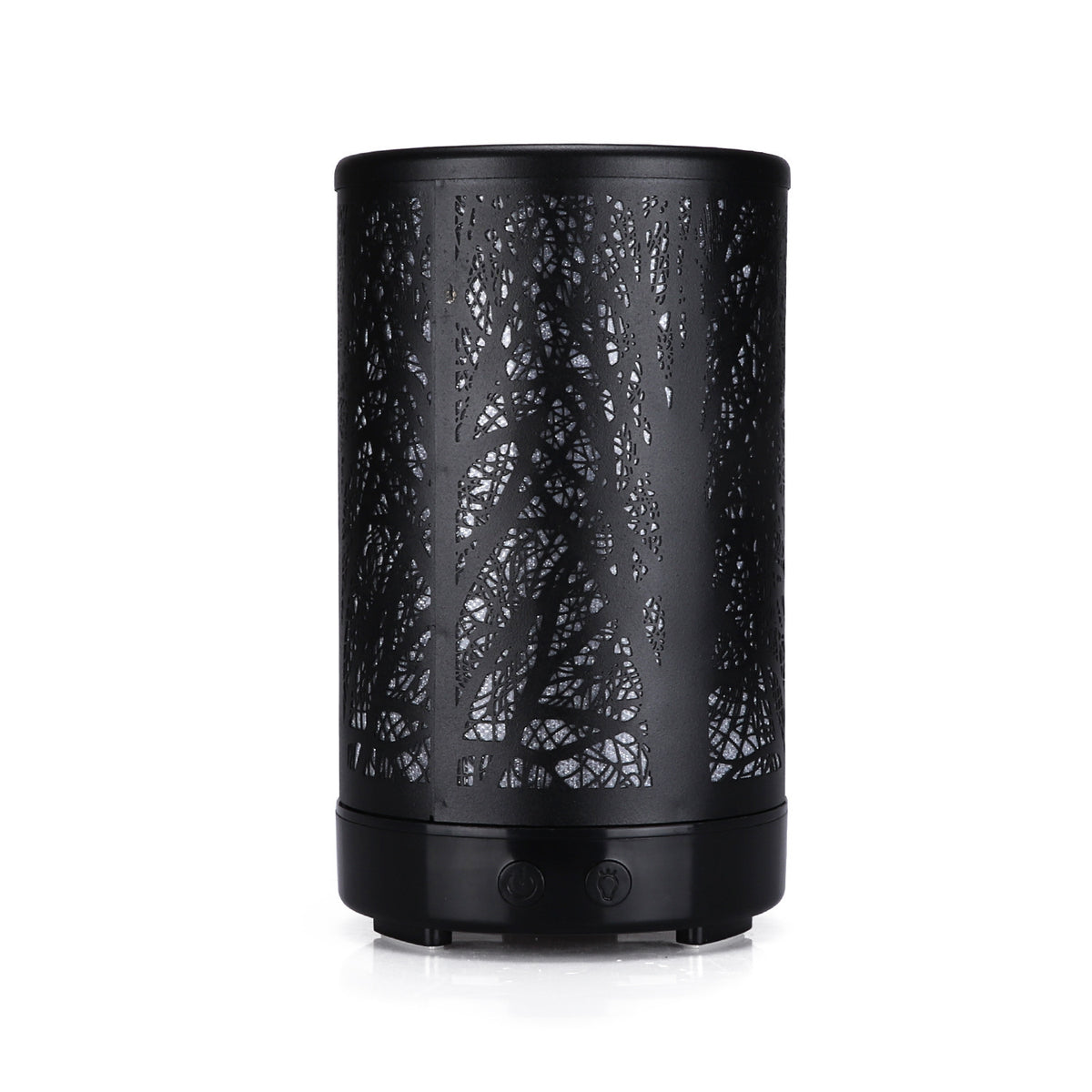 Iron Aroma Diffuser | 100ml | Black Forest Design | 7-Colour LED | Cool Mist Humidifier