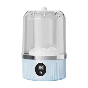 Mini Washing Machine | Blue | Rechargeable USB-C | For Travel, Delicates, Socks