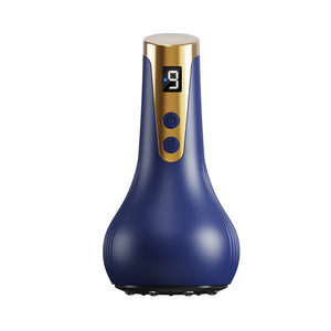 Meridian Scraping Massager | Blue | Electric | Air Release Valve | Full Body Therapy | 16.6x8.4cm