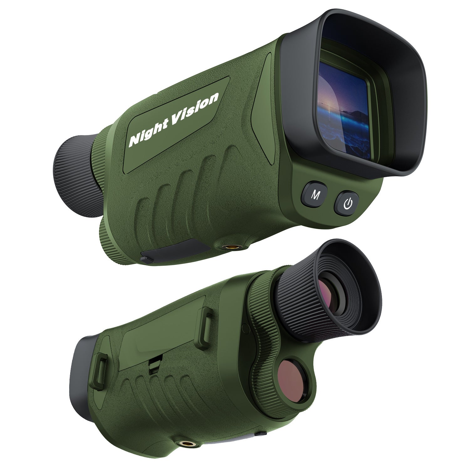 Night Vision Monocular | HD Digital | High Magnification | Day & Night Use | Green